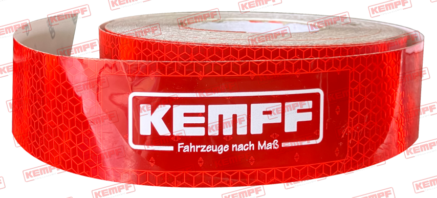 139338 Kempf 139337 Kempf Konturmarkierung, rot, 55mm, für Festaufbauten